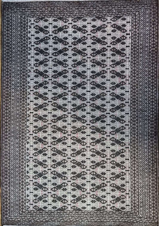 Handmade Persian Turkaman | 145x103 cm
