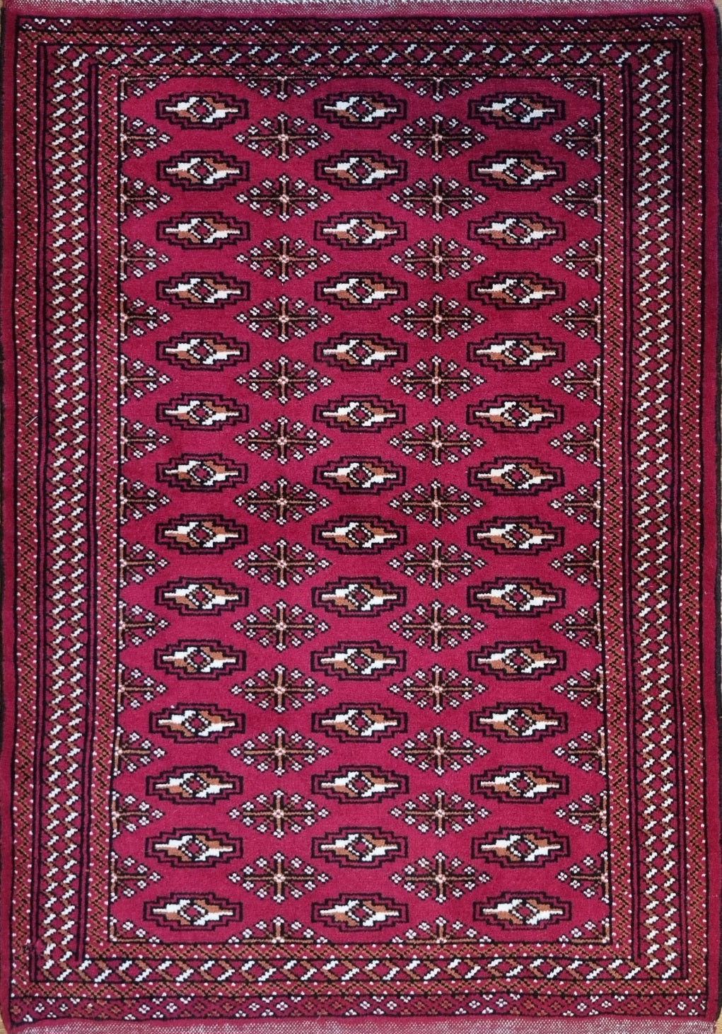 Handmade Persian Turkaman | 150x100 cm