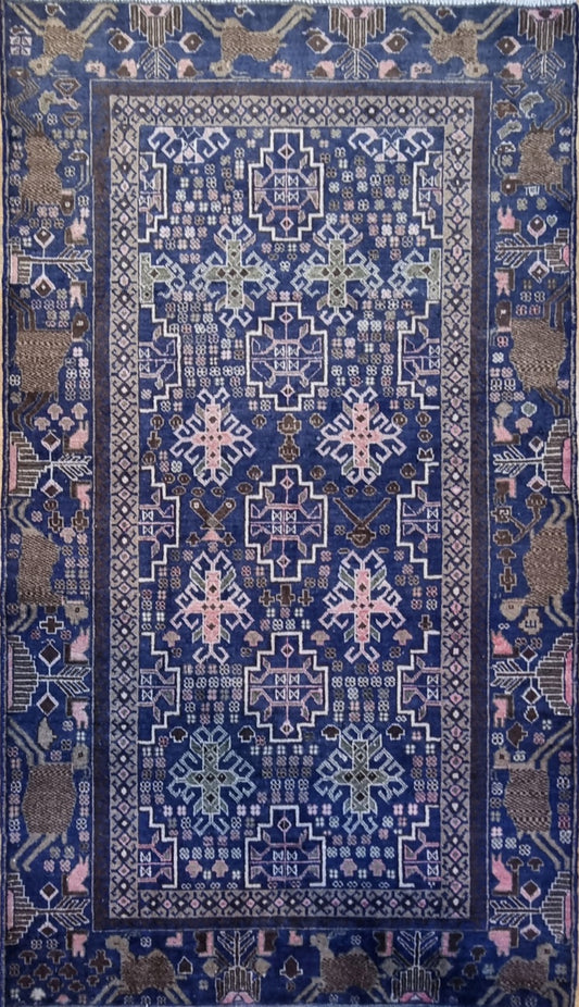 Handmade Persian Balouchi | 190x100 cm