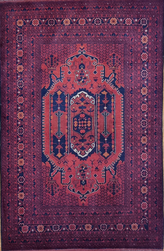 Handmade Afghan Khal Mohammad | 227x178 cm