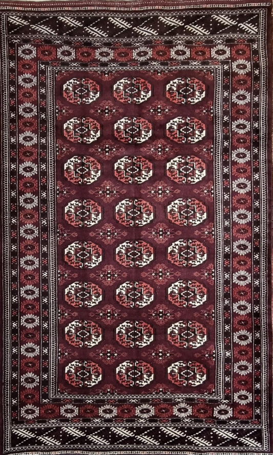Handmade Persian Turkaman | 265x170 cm
