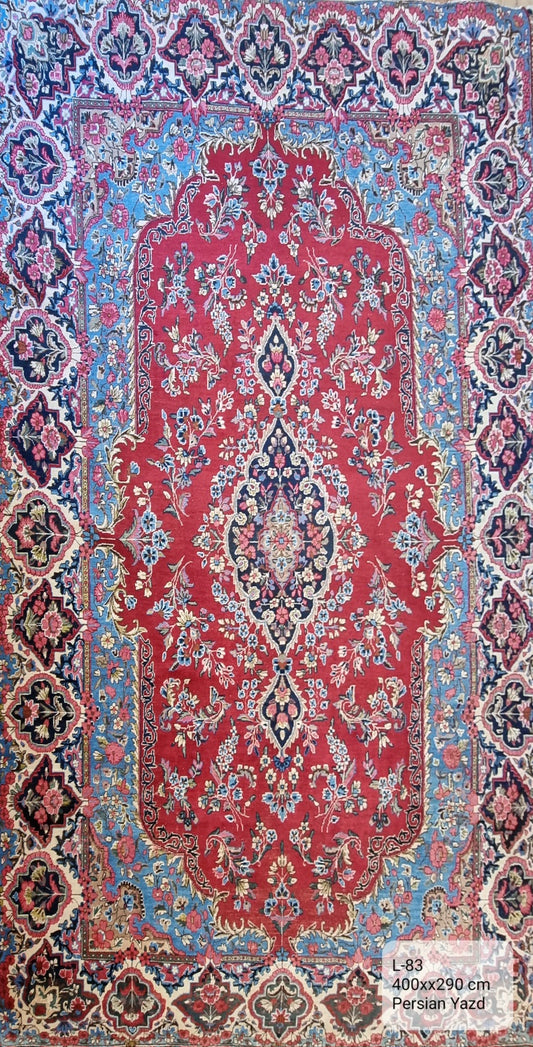 Handmade Persian Yazd | 400x290 cm