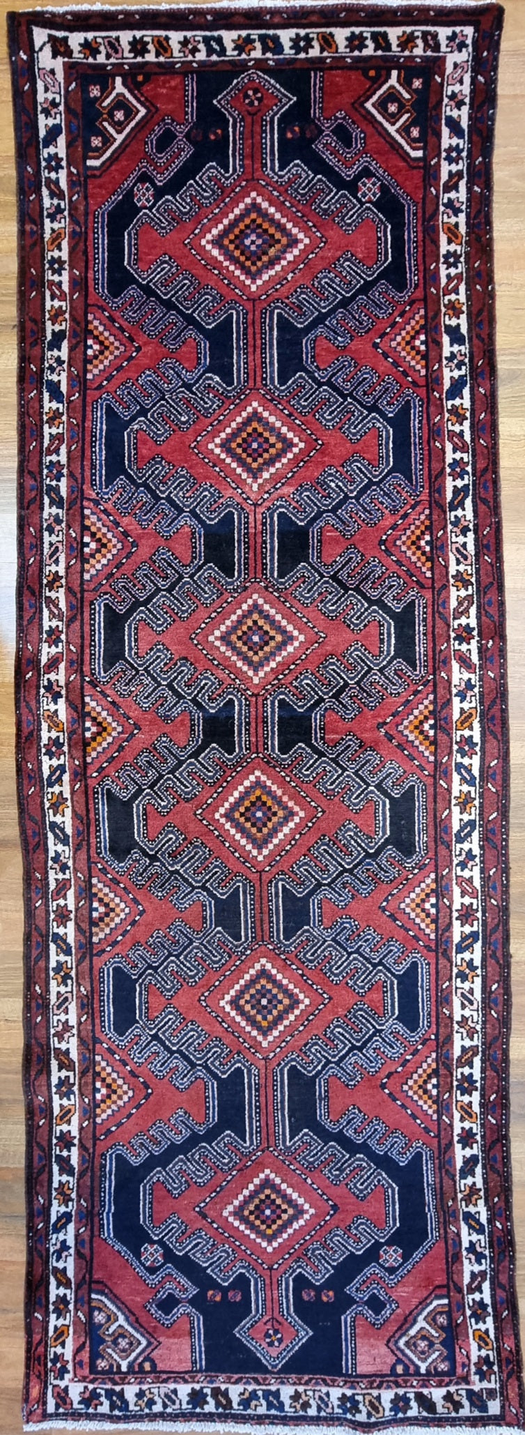 Handmade Persian Hamedan | 282x98 cm