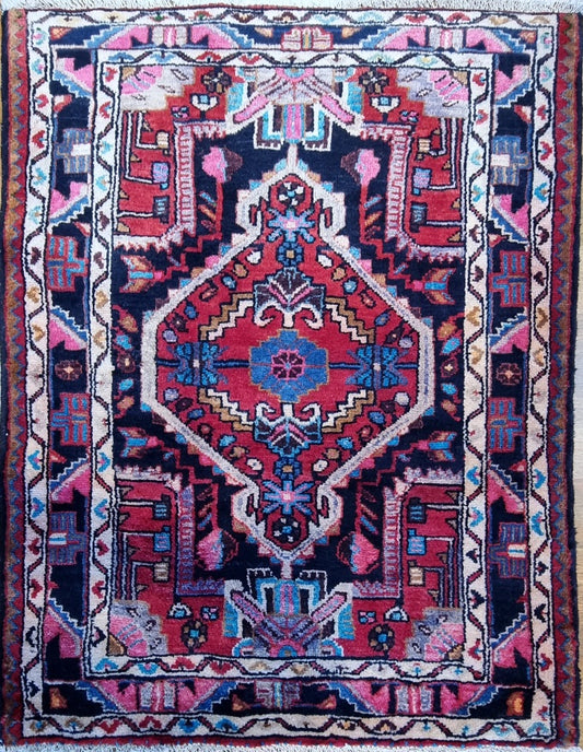 Handmade Persian Hamedan | 100x90 cm