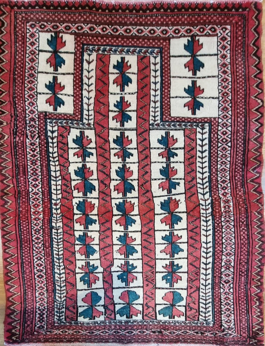 Handmade Persian Qashgaee | 112x84 cm