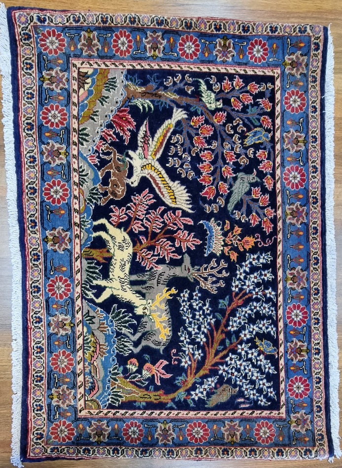 Handmade Persian Kashan | 70x90 cm