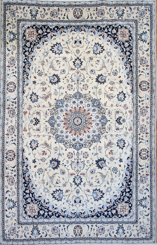 Handmade Persian Naein | 302x194 cm