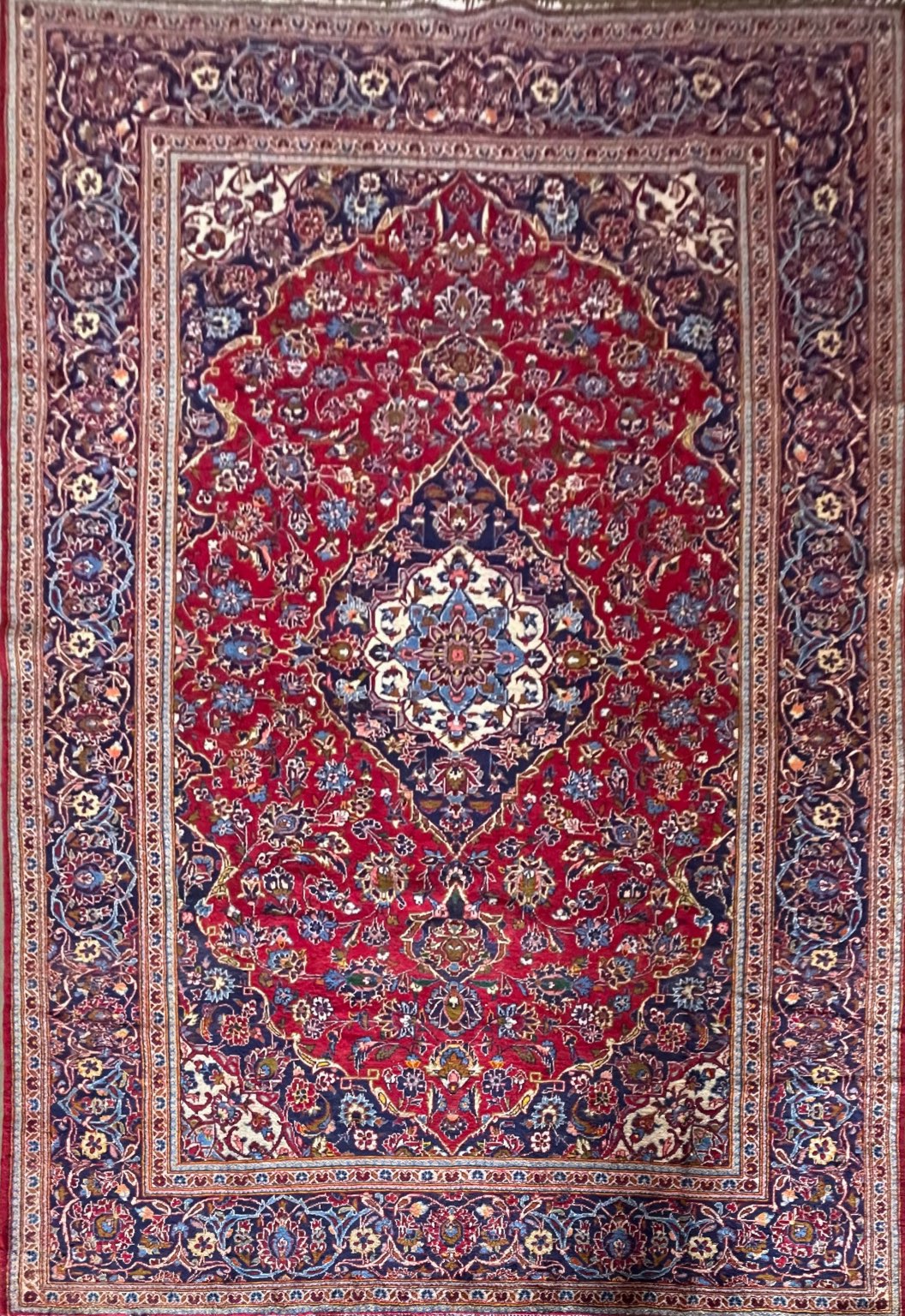 Handmade Persian Kashan | 355×240 cm