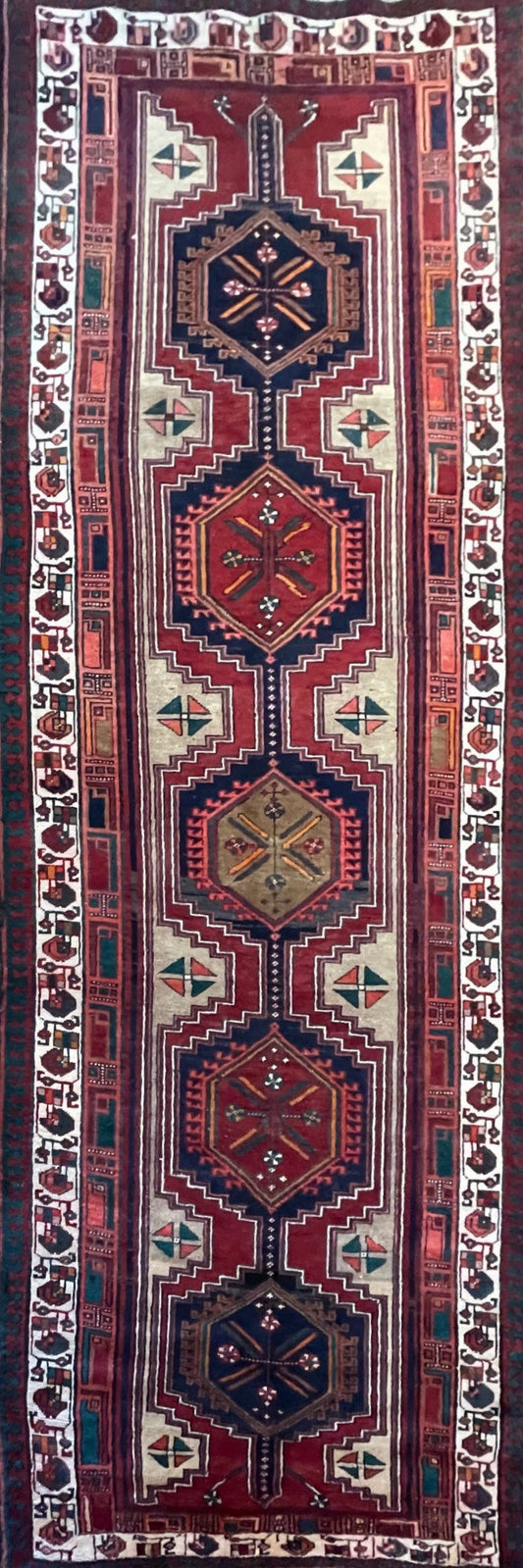 Handmade Persian Azerbaijan | 335×110 cm
