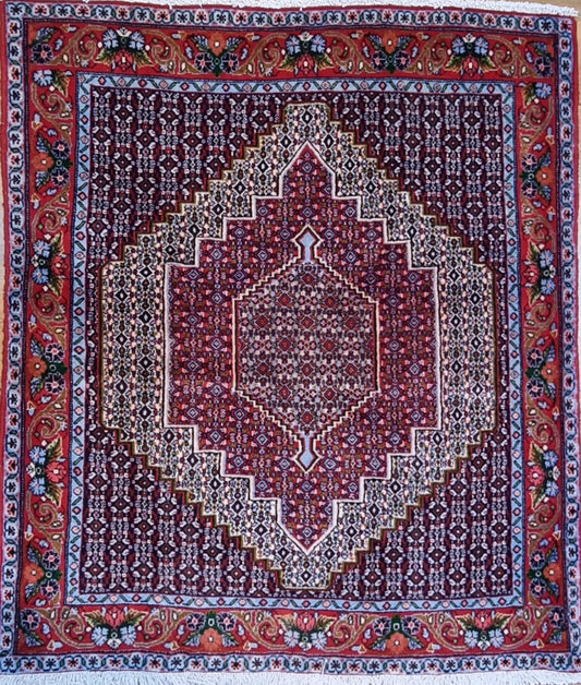 Handmade Persian Sanandaj | 140x123 cm
