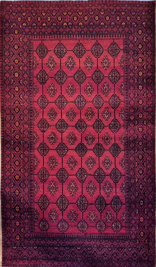 Handmade Persian Turkaman | 180x100 cm