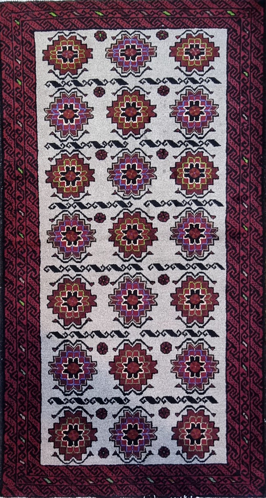 Handmade Persian Balouchi | 188x102 cm