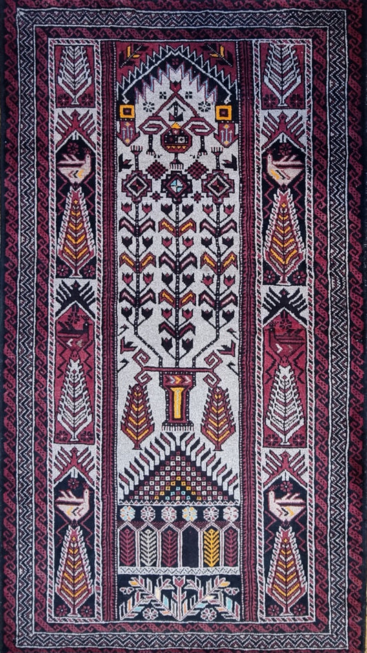 Handmade Persian Balouchi | 188x359cm