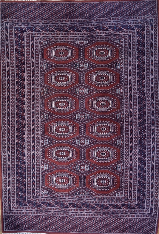 Handmade persian Bokhara | 185x130 cm