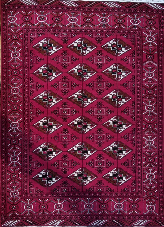 Handmade persian Turkaman | 175x125 cm