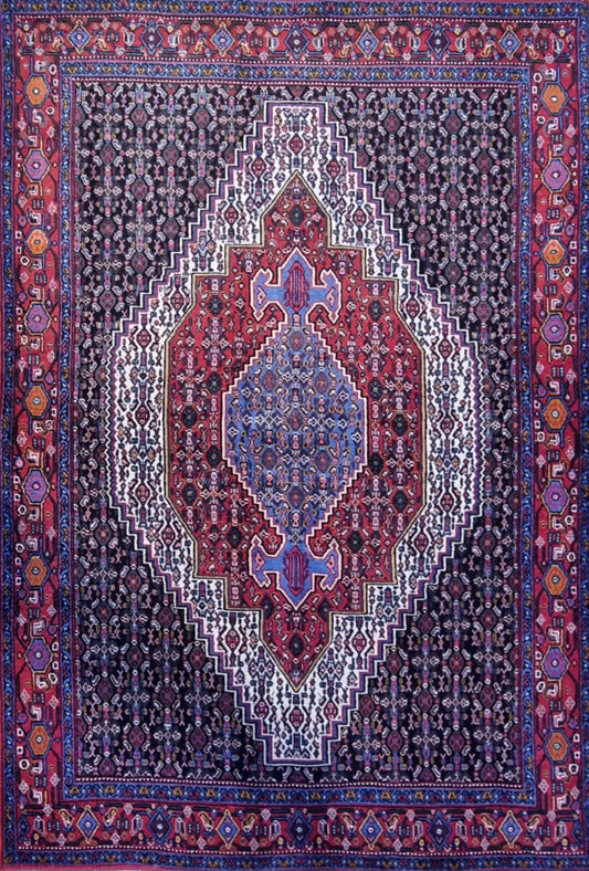 Handmade Persian Sanandaj | 180x125 cm