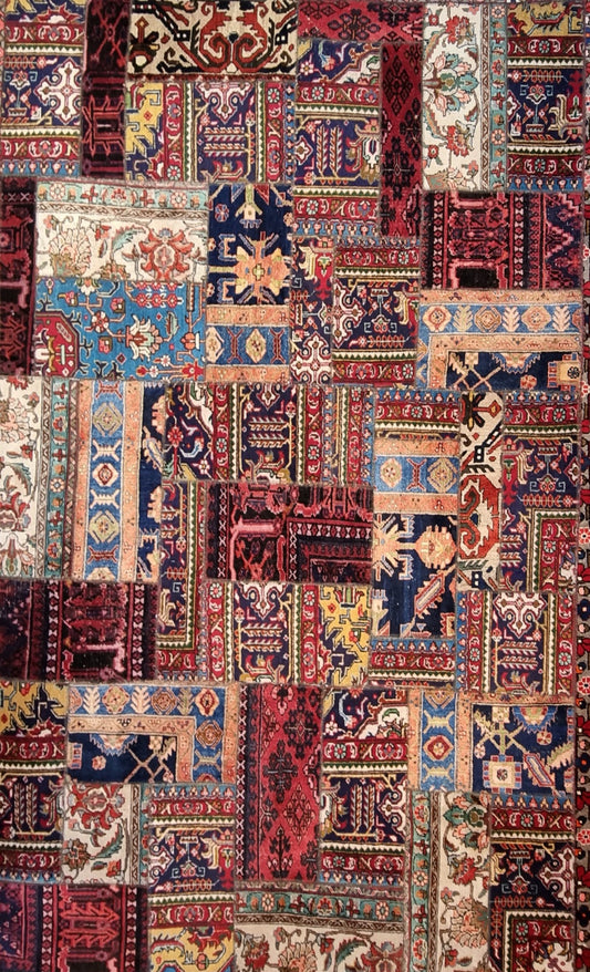 Handmade Persian Patchwork | 305x213 cm