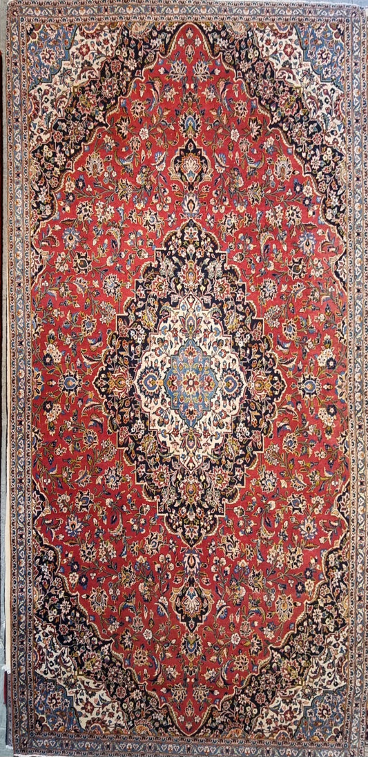 Handmade Persian Kashan | 370x212 cm