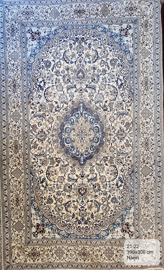Handmade Persian Naein | 390x300 cm