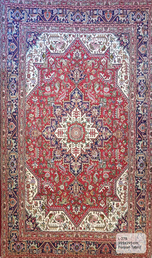 Handmade Persian Tabriz | 395x295 cm