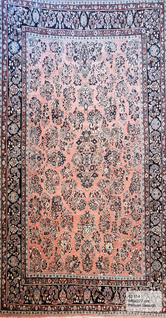 Handmade Persian Sarough | 380x277 cm