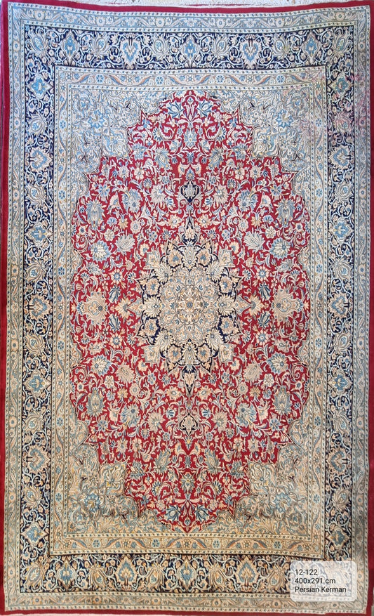 Handmade Persian Kerman | 400x291 cm