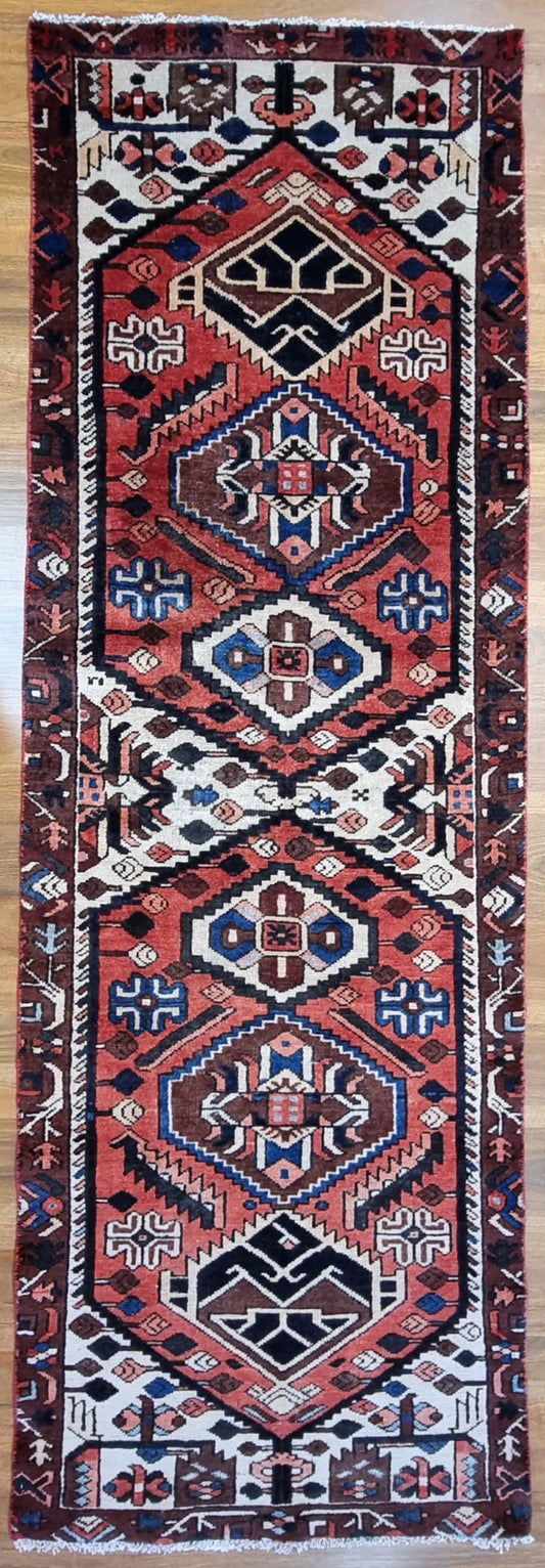Handmade Persian Hamedan | 300x90 cm