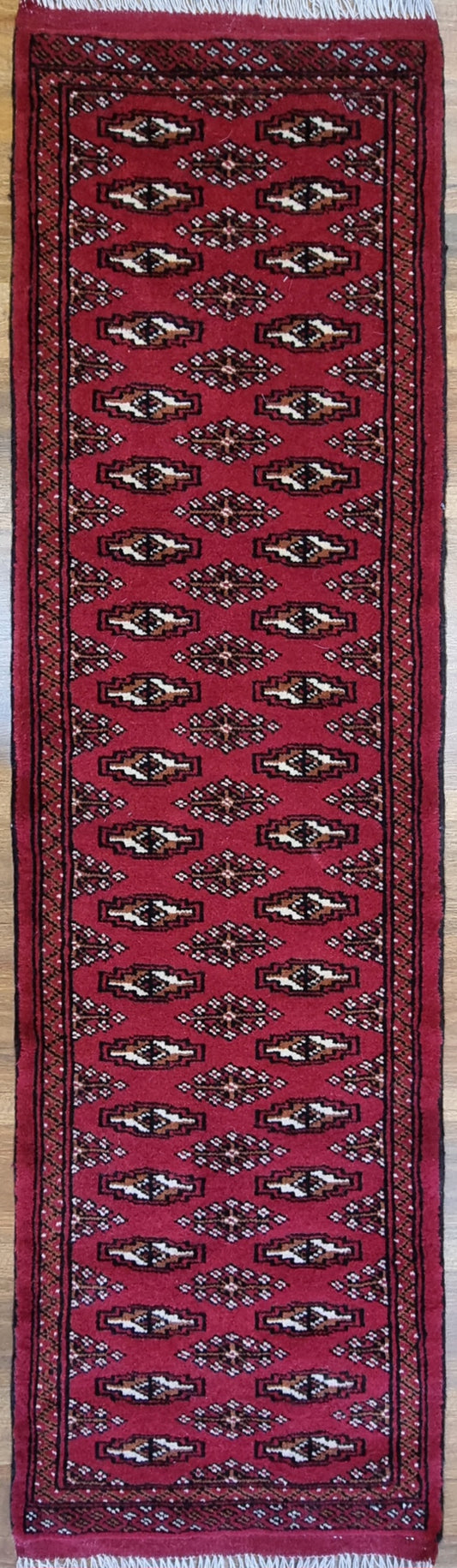 Handmade Persian Turkaman | 200x60 cm