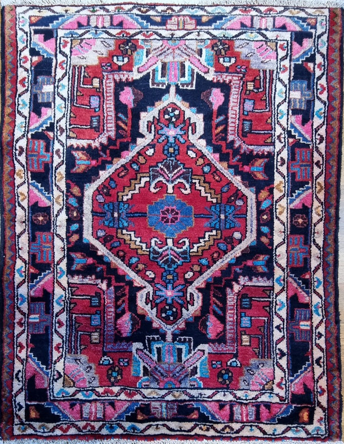 Handmade Persian Hamedan | 100x90 cm
