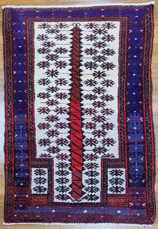 Handmade Persian Turkaman | 107x70 cm