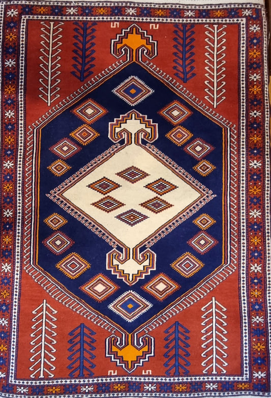 Handmade Persian Turkaman | 175x127 cm