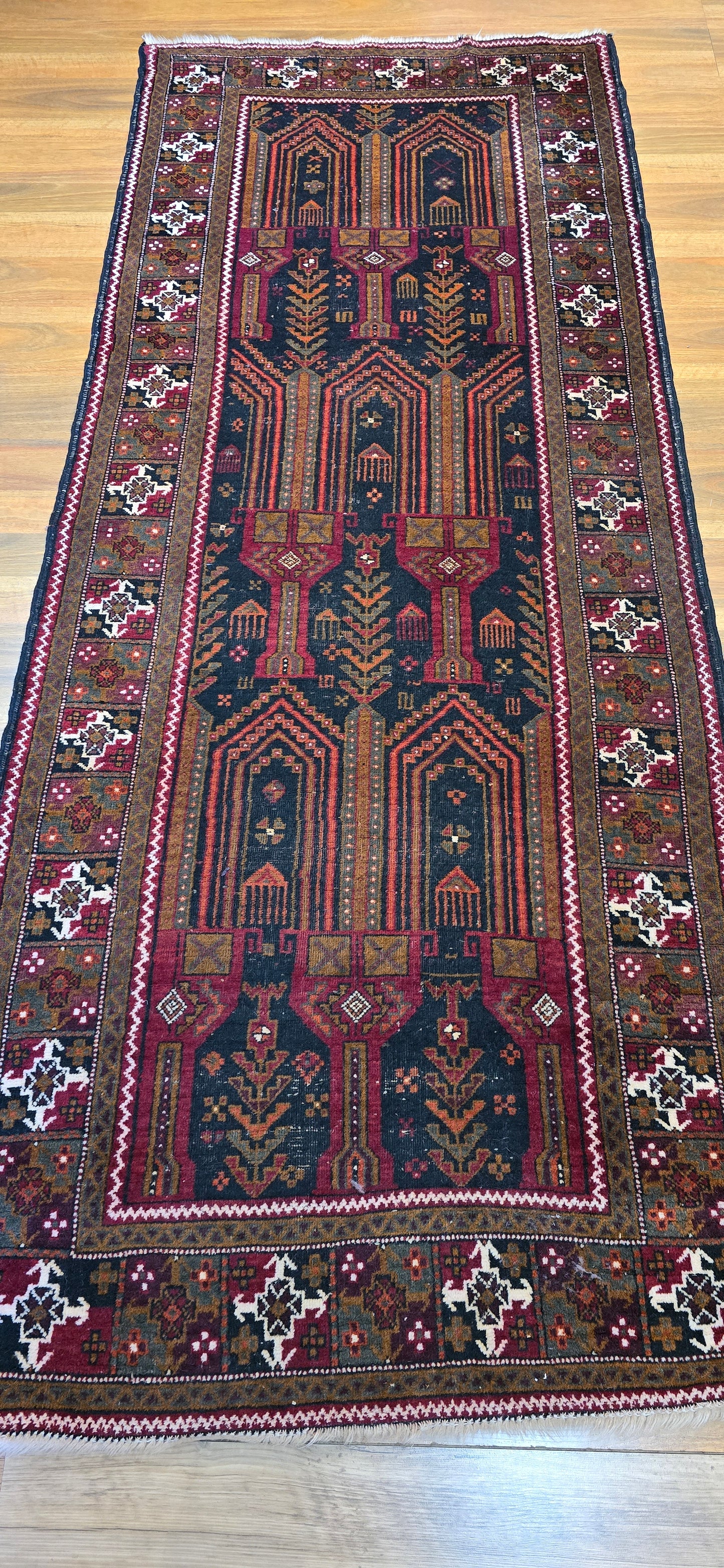 Handmade Persian Balouchi | 300 x 114 cm