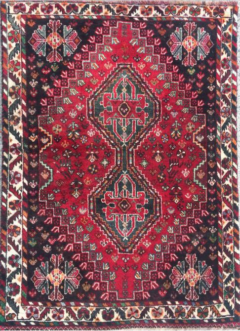 Handmade Persian Ghashghai | 150×110 cm