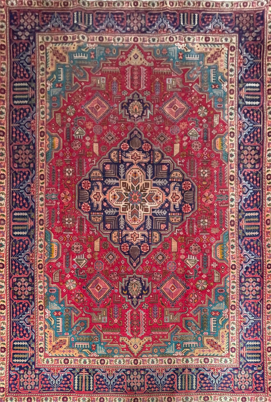 Handmade Persian Tabriz | 333×242 cm