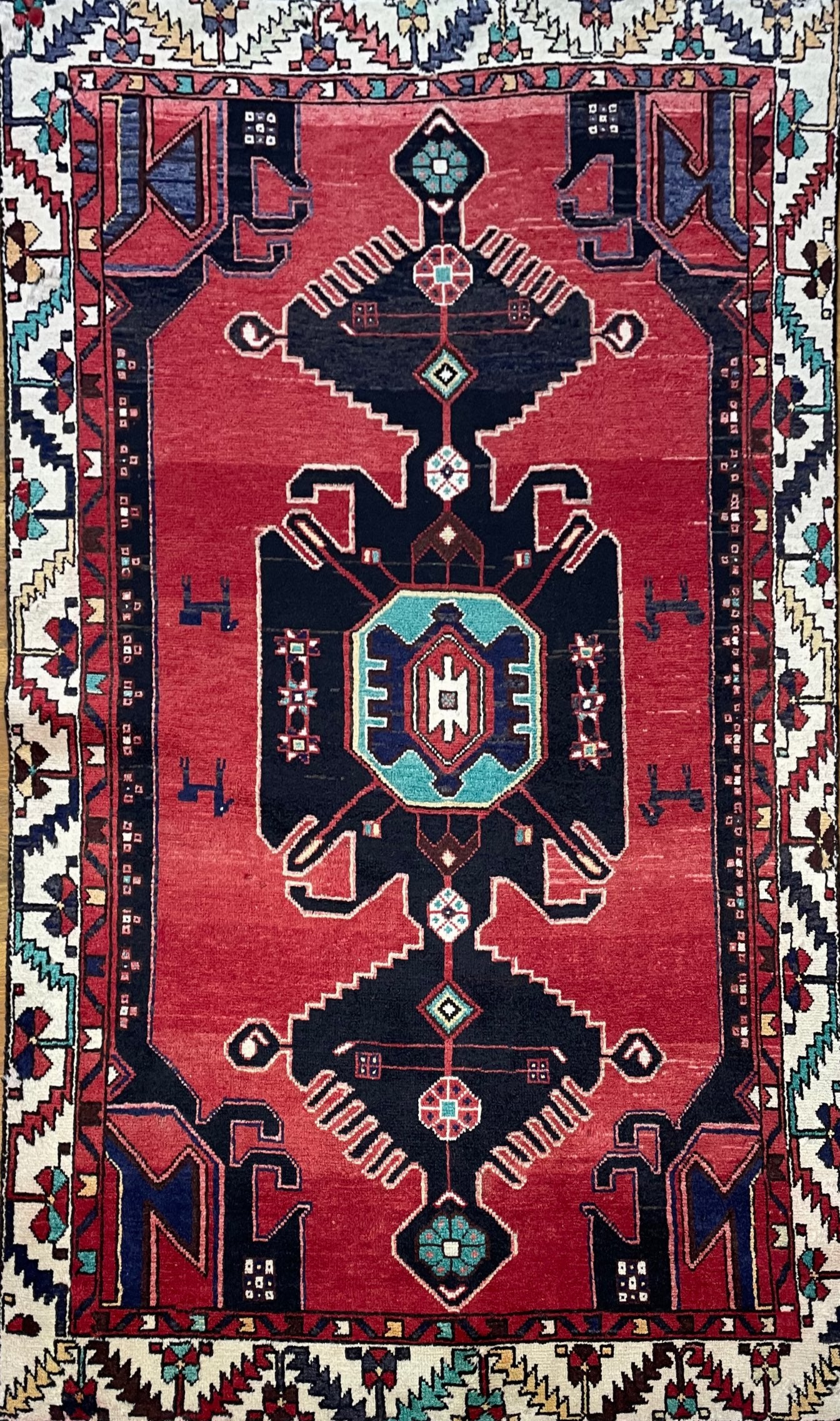 Handmade Persian Hamedan | 190×125 cm
