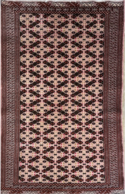 Handmade Persian Turkaman | 142×98 cm
