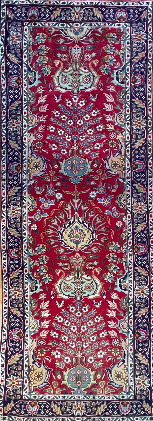Handmade Persian Tabriz | 290×110 cm
