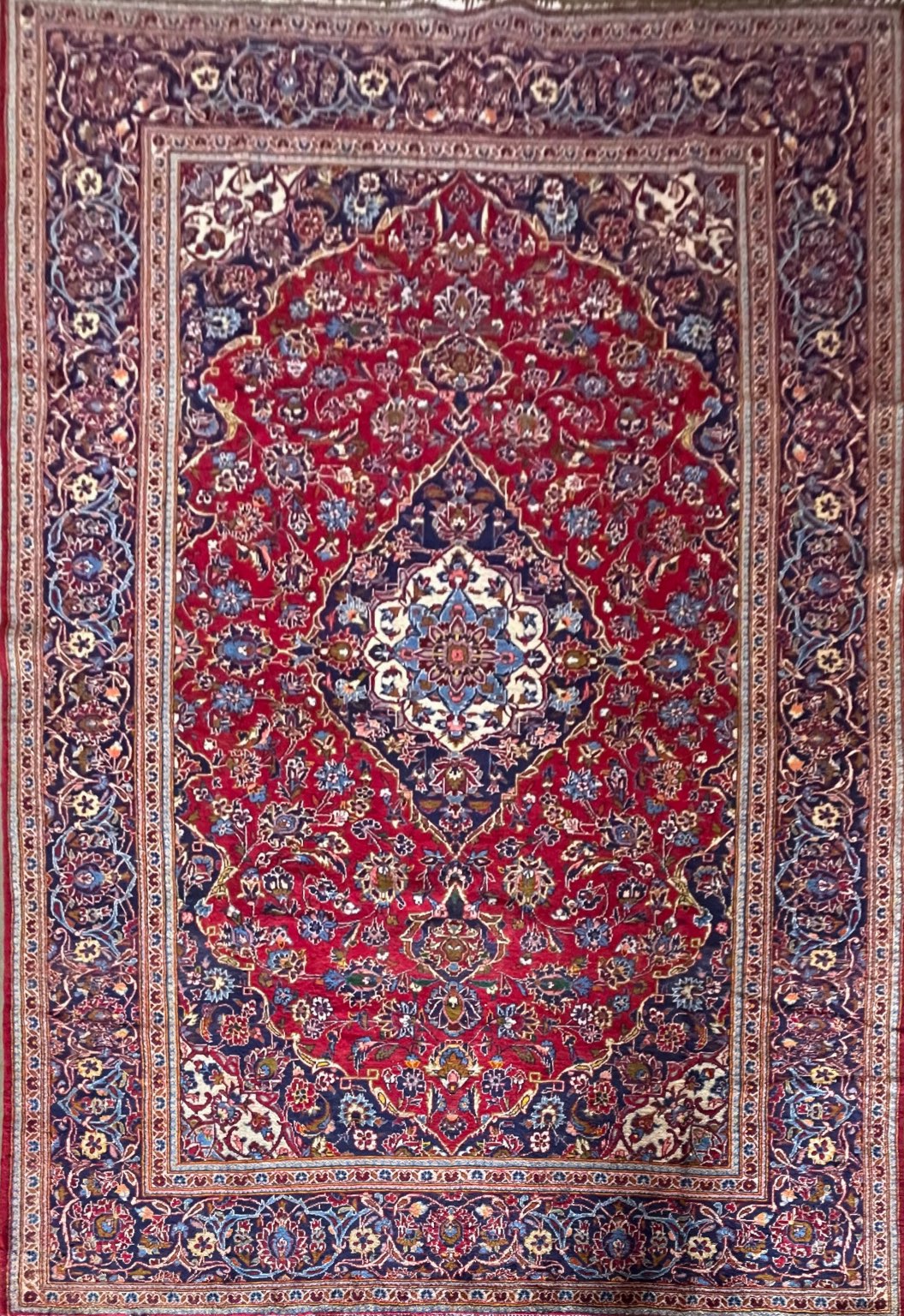 Handmade Persian Kashan | 355×240 cm