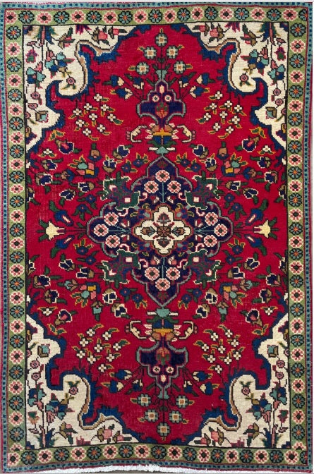 Handmade Persian Tabriz | 150×100 cm