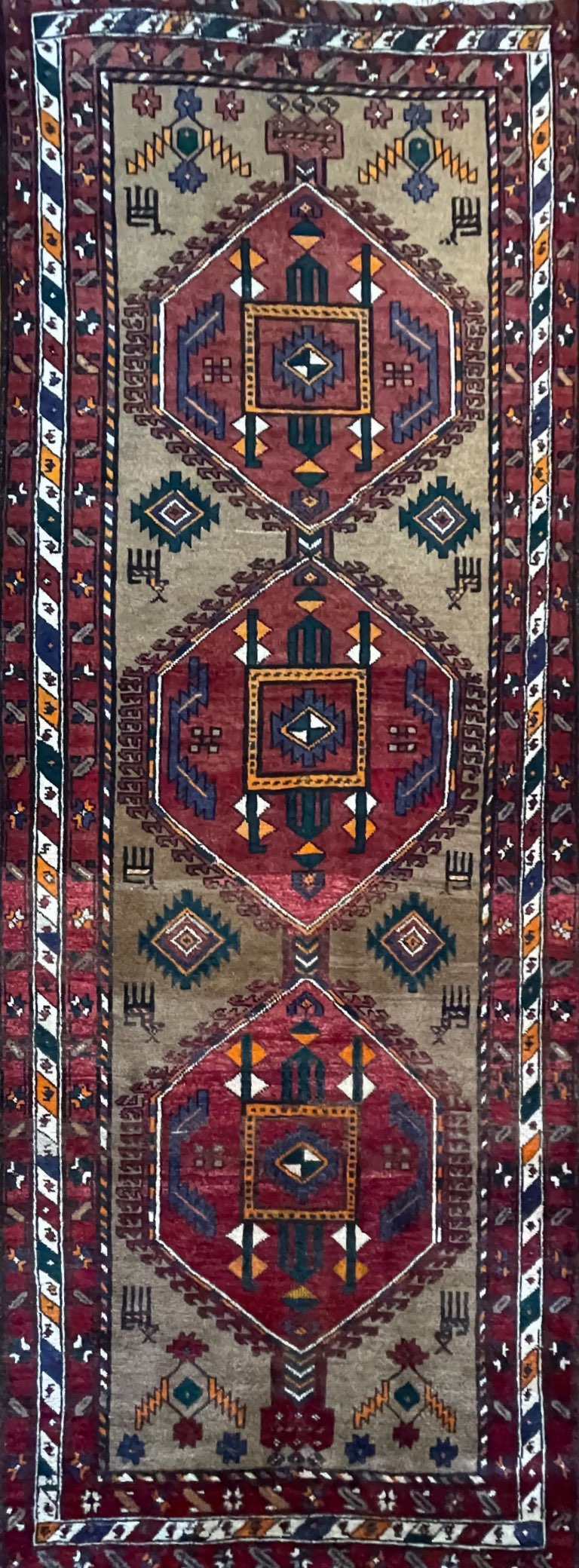 Handmade Persian Azerbaijan | 290×103 cm