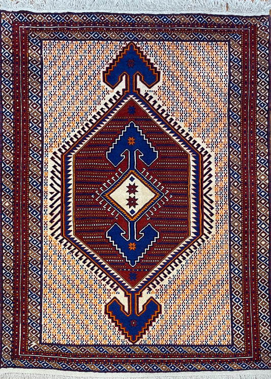 Handmade Persian Turkaman | 170×130 cm