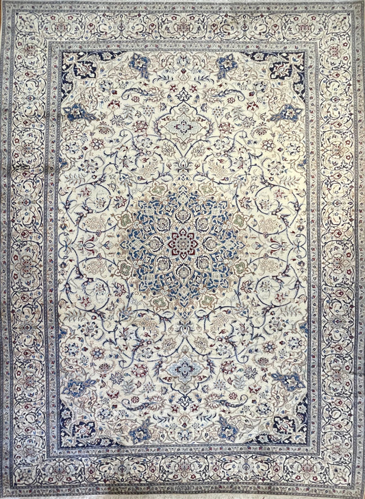 Handmade Persian Naein | 363×255 cm