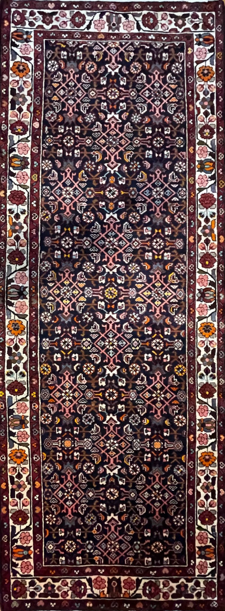 Handmade Persian Hamedan | 295×108 cm