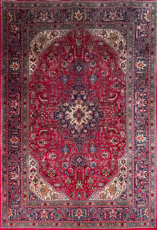 Handmade Persian Tabriz | 343×244 cm