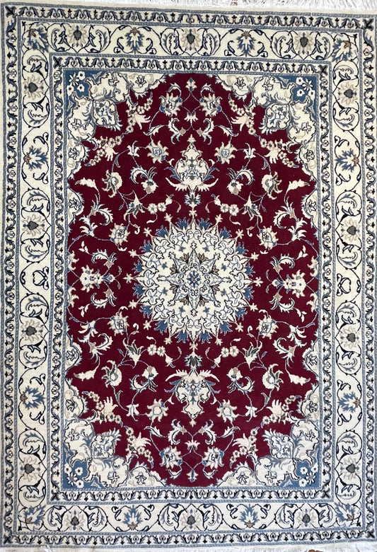 Handmade Persian Naein | 250×160 cm