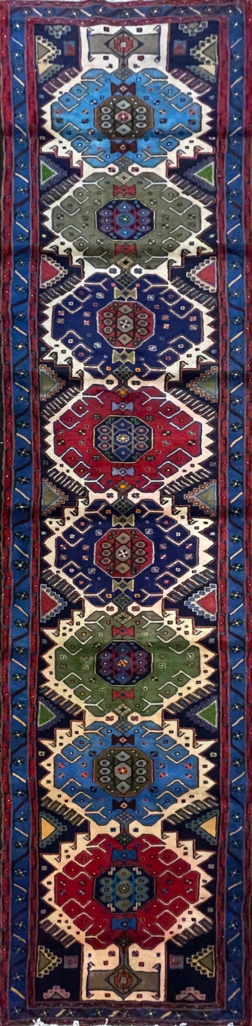 Handmade Persian Hamedan | 350×85 cm