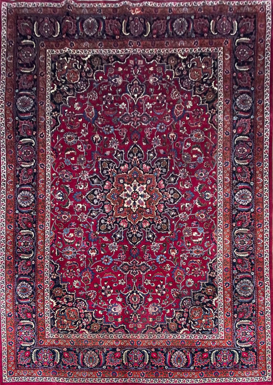 Handmade Persian Mashad | 350×250 cm