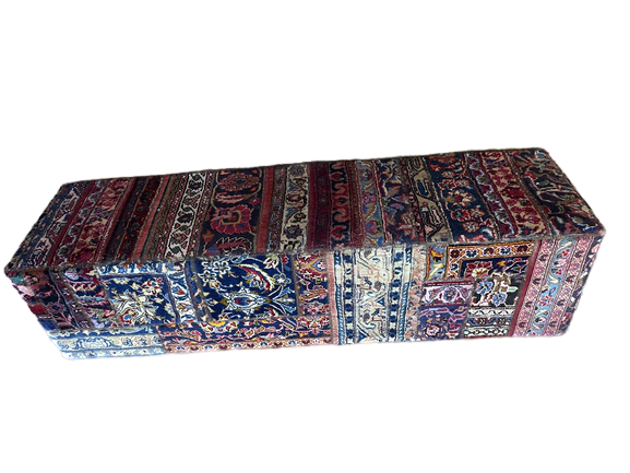 Rectangular Patchwork Ottoman | 180×45×45 cm