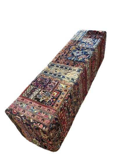Rectangular Patchwork Ottoman | 180×45×45 cm