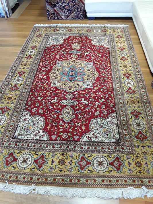 Handmade Persian Varamin | 300×200 cm